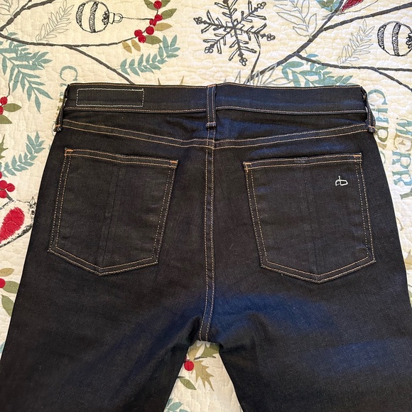 EUC women’s rag & bone dark wash skinny jeans, size 28 - Picture 2 of 8